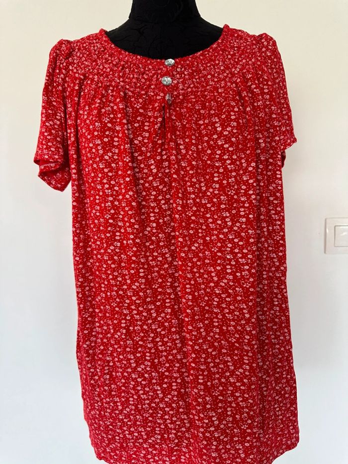 Blouse rouge légère