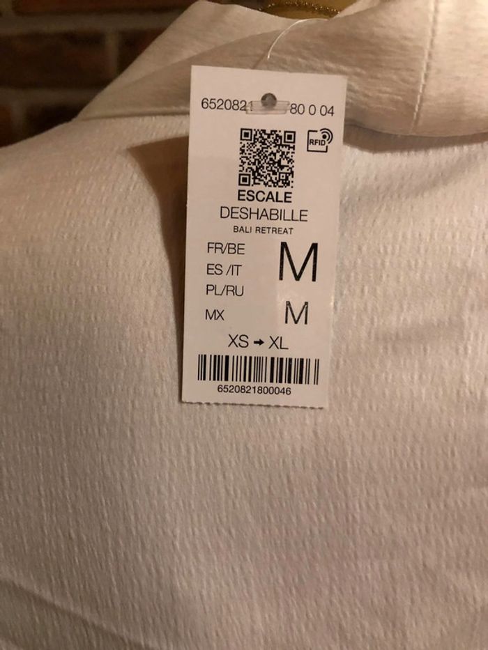 Déshabillé blanc Etam - n e u f - photo numéro 5