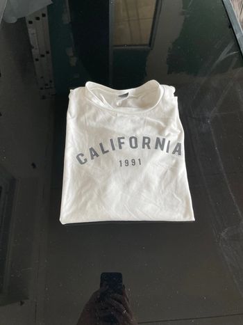 T-shirt blanc California taille 38