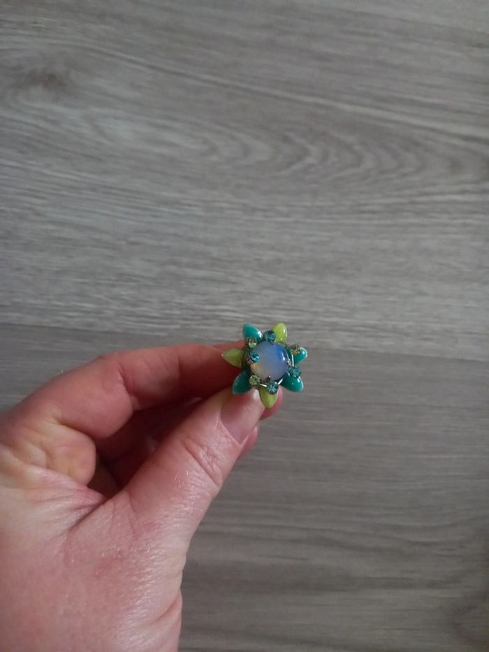 Bague réglable fleur - photo numéro 3