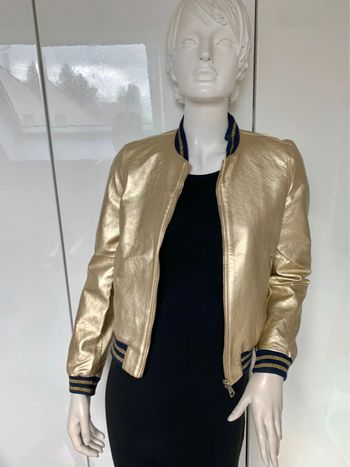 bombers irisée doré