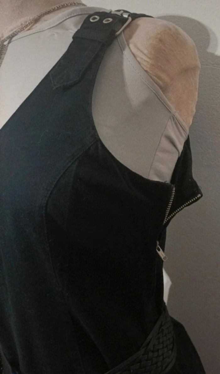 Superbe robe en jean à bretelles - photo numéro 4