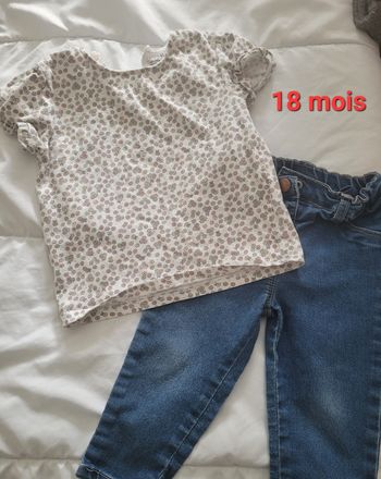 Lot t-shirt et pantalon