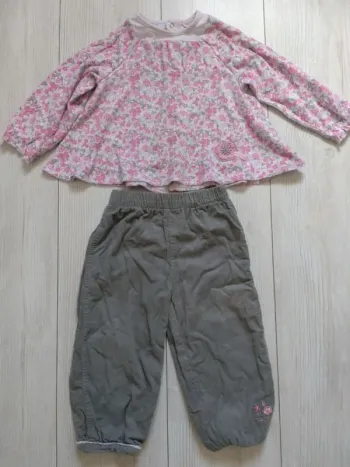 Ensemble printemps fille Sucre d'Orge 24 mois