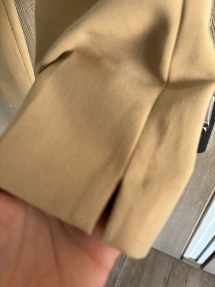 Sublime pantalon à pince 7/8eme beige - Zara - T36 - photo numéro 4