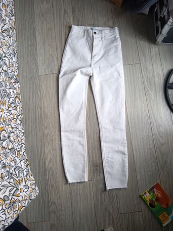 Pantalon blanc Zara 32