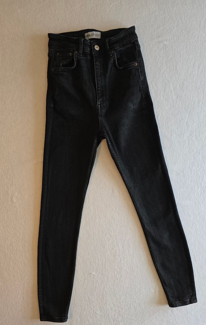Jeans noir femme Zara - photo numéro 2
