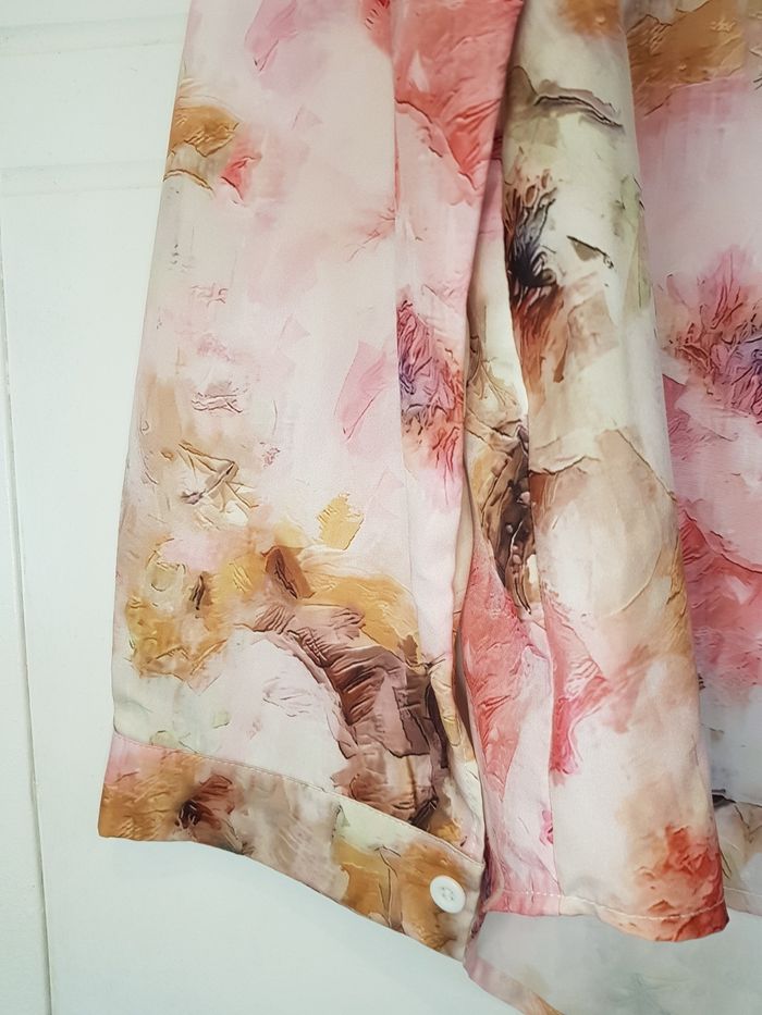 Chemisier fleuri manches longues - photo numéro 6