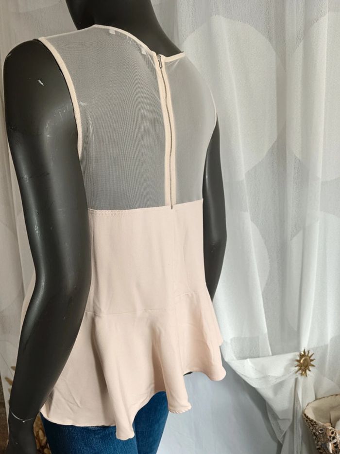 Top poudre peplum | Sandro | t. 3 - photo numéro 3