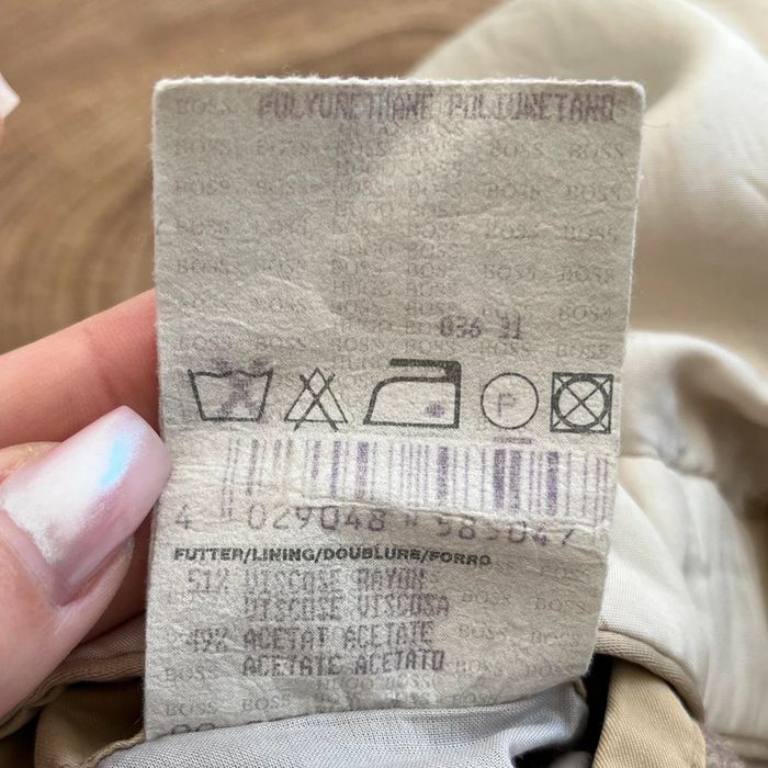 Manteau/parka/trench beige Hugo Bosse pour homme, taille 52 (L) - photo numéro 5