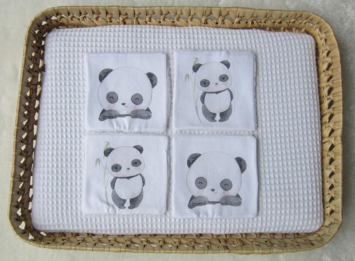Lot de 4 lingettes pour bébé/enfant : thème petit Koala