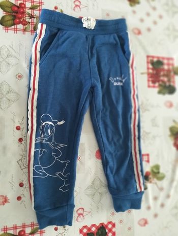 Jogging bleu donald disney (3 ans) avec poche arrière