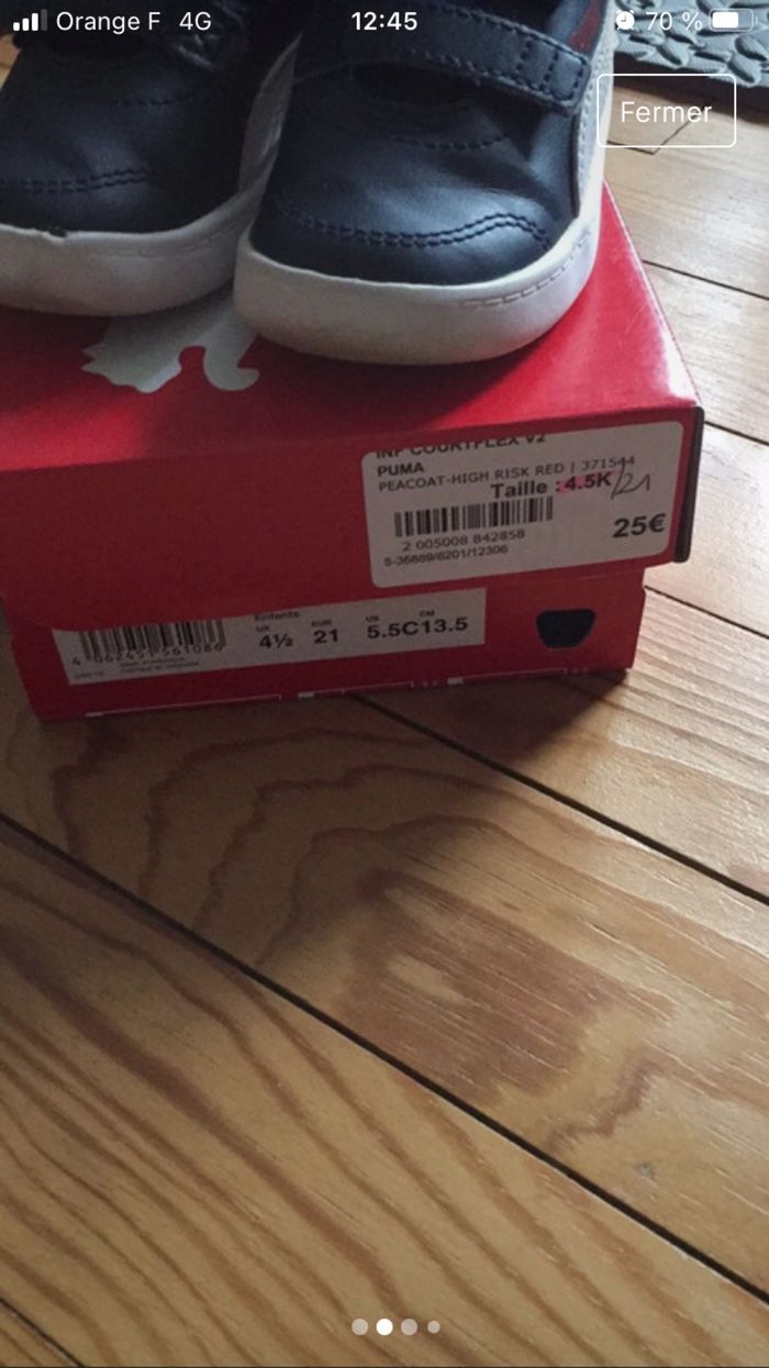 Basket puma 21 - photo numéro 2