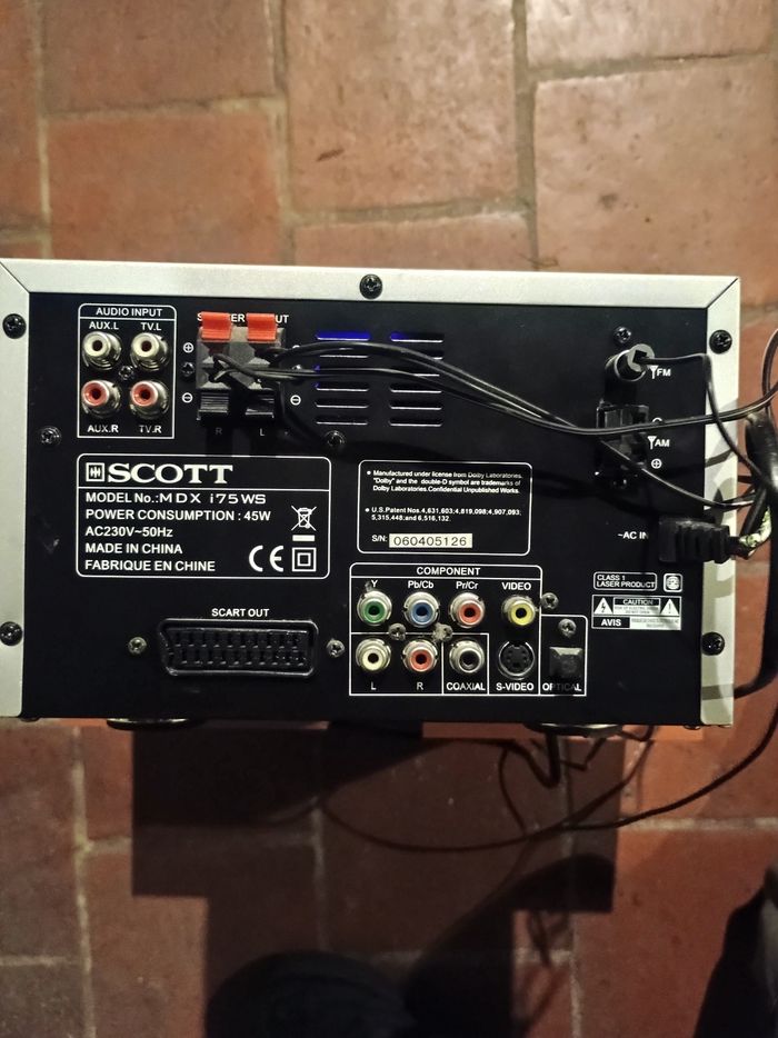 Chaîne Hi-Fi Scott MDX i75WS + 2 enceintes bois - photo numéro 2