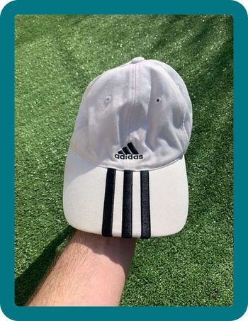 Casquette / Snapback Adidas vintage blanc 2000’s