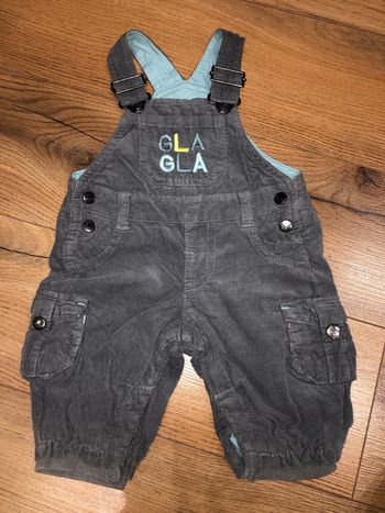 Salopette velour 🌺 kimbaloo très bon état taille 1 mois