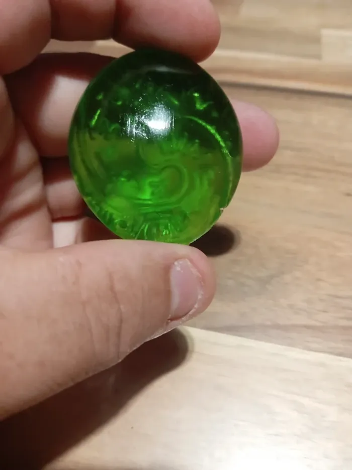 Vaiana Moana Pierre verte cœur de te fiti avec une petit défaut - photo numéro 2