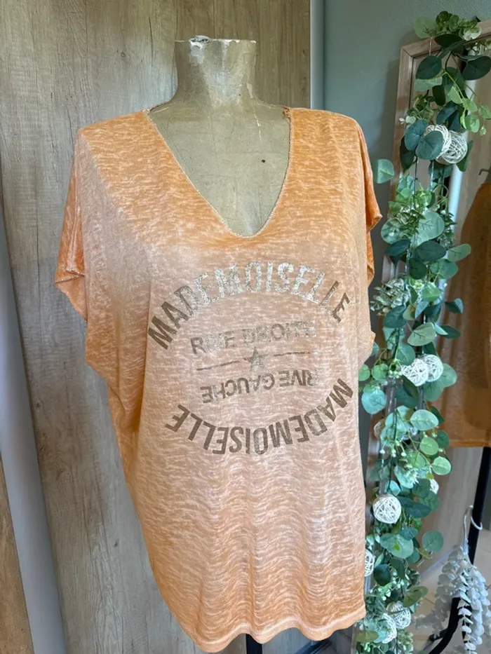 Joli tee shirt léger mademoiselle rive droite