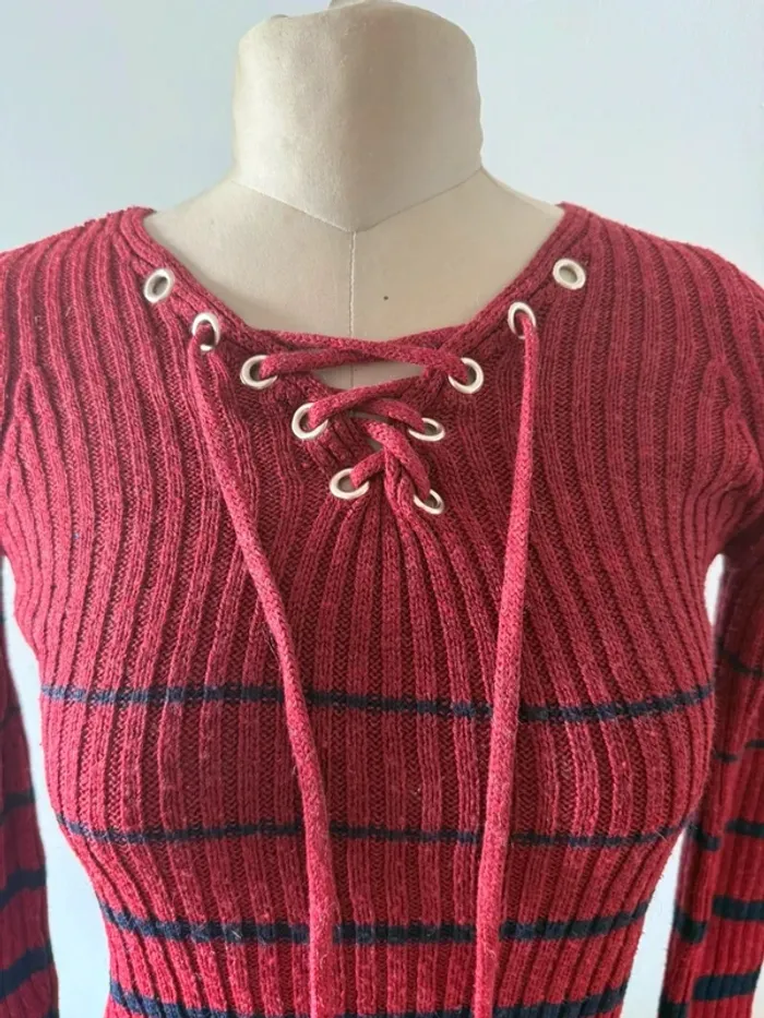 Robe pull rayer taille S/M - photo numéro 2