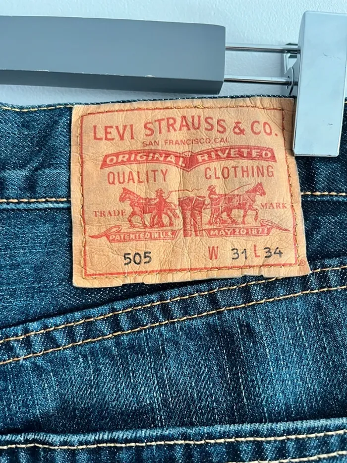 Jeans Levi's homme 505 taille 40 W31L34 - photo numéro 6