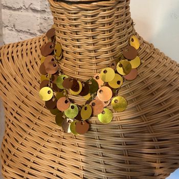 Collier doré vintage 🌸