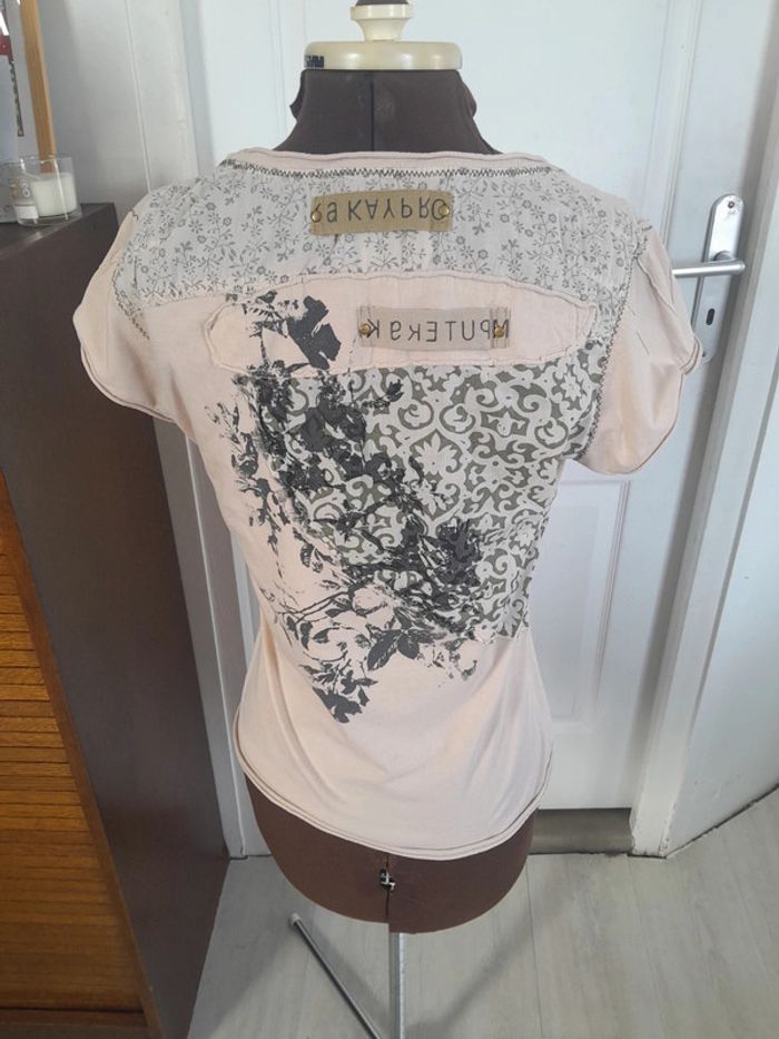 Tee shirt brodé Derhy design studio - photo numéro 2