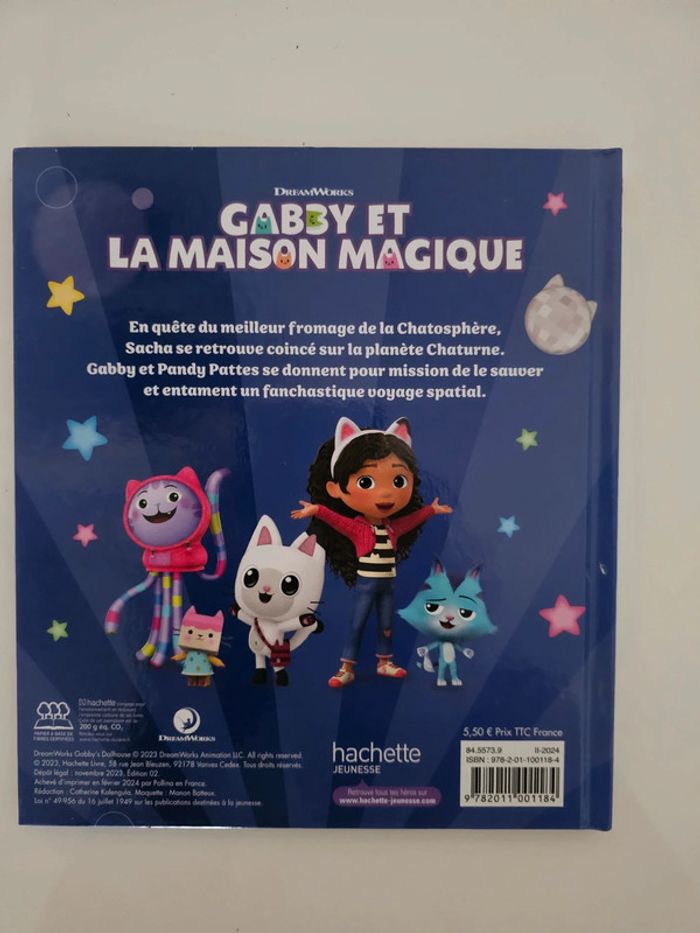 Livre Gabby et la Maison Magique "en mission sur chaturne" - photo numéro 3