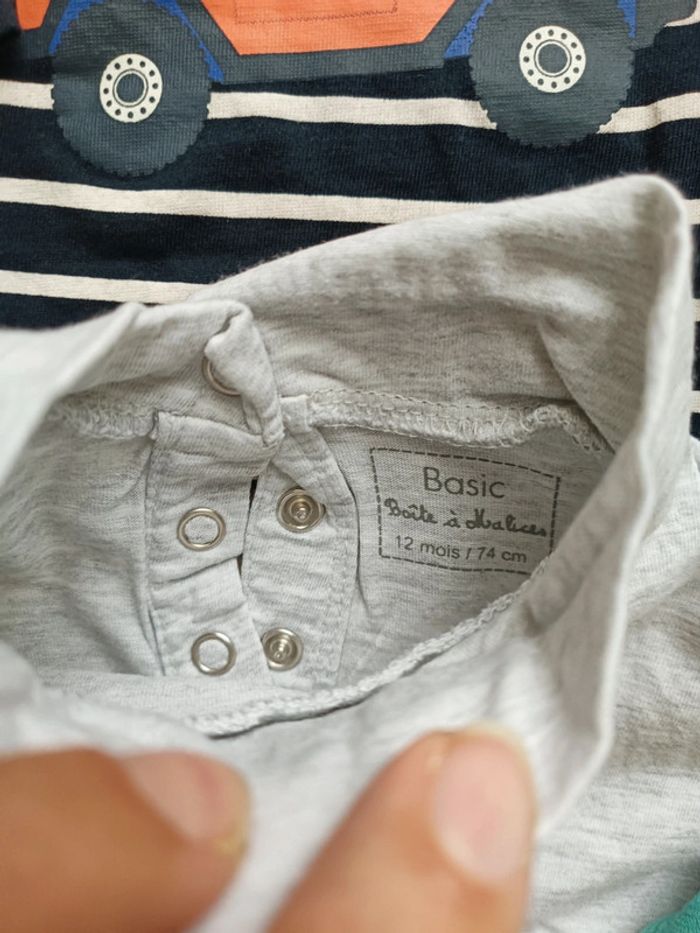 Lot de 4 T-shirts manches longues - photo numéro 5