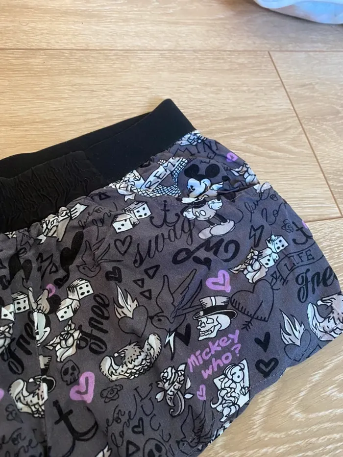 short de nuit undiz taille S mickey - photo numéro 2