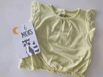 Tee shirt taille 6 mois