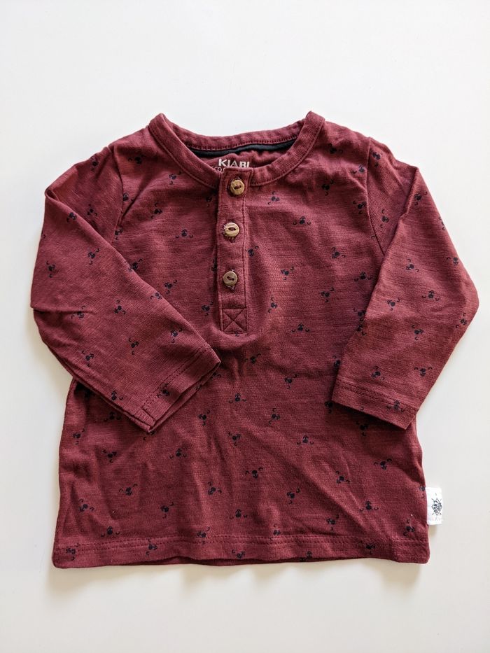 Lot de 2 hauts manches longues - 3 mois - photo numéro 2