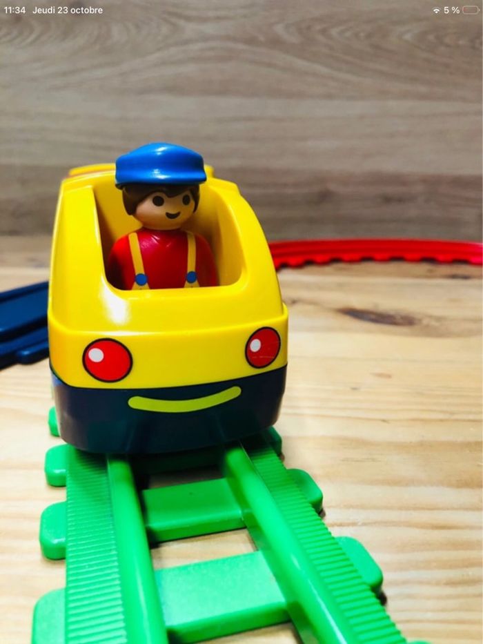 Train  playmobil 123 - photo numéro 4