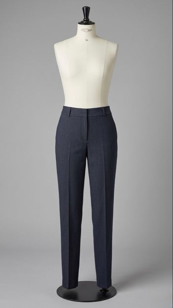 SELECTED FEMME - Pantalon 7/8ème - Taille 36 - Bleu Marine (Dark Sapphire) - Neuf avec étiquette 