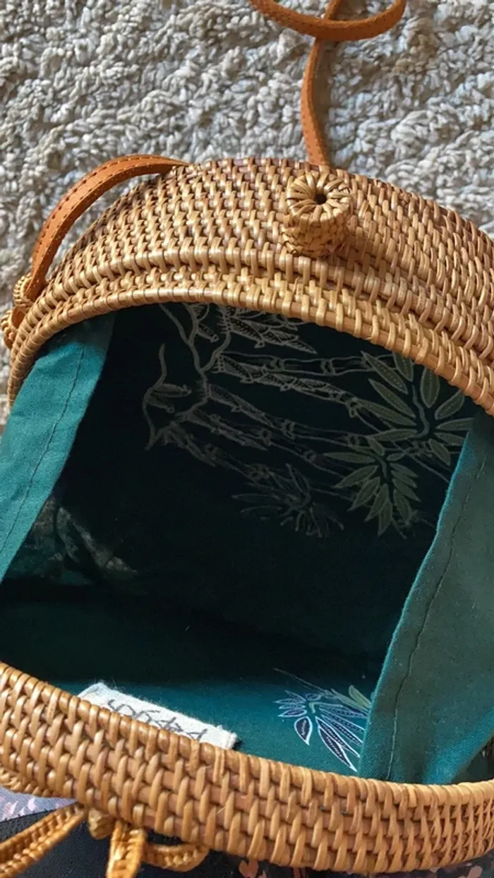 Sac en osier Bali bag - photo numéro 2