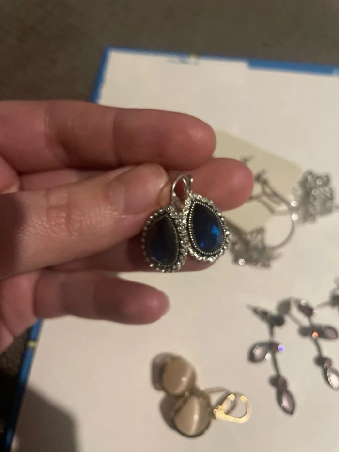 Lot des 7 paire de boucles d’oreilles - photo numéro 9