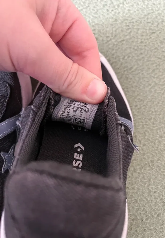 Basket converse sans lacet taille 27 - photo numéro 3