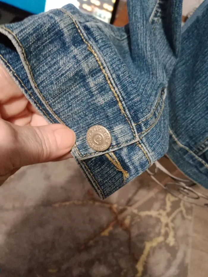 Veste en jeans bleu - photo numéro 6