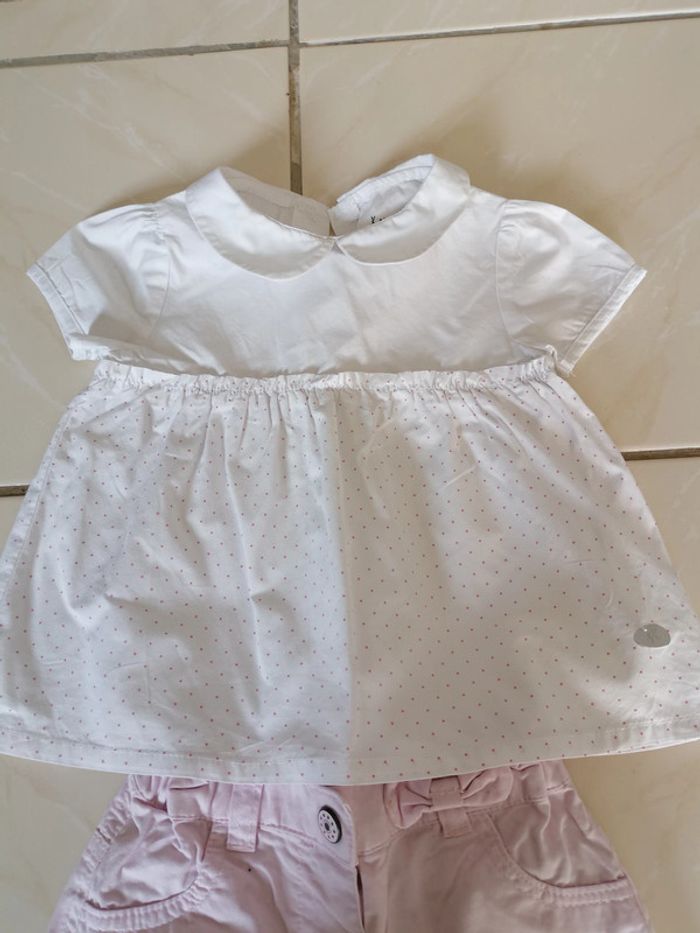 Short et blouse fille - photo numéro 3