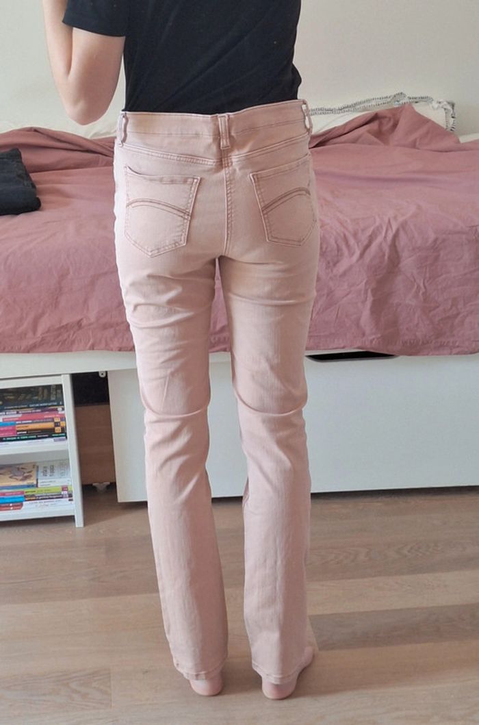 Jean vieux rose Love Denim femme 40 L - photo numéro 3