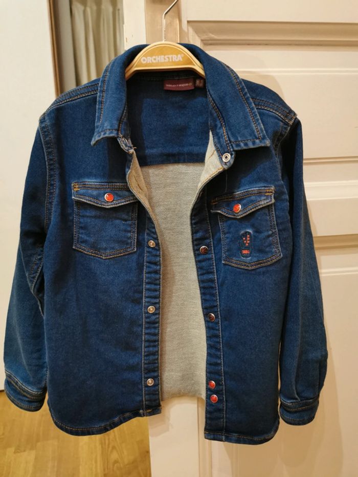 Chemise en jeans garçon 3Y Sergent Major - photo numéro 4