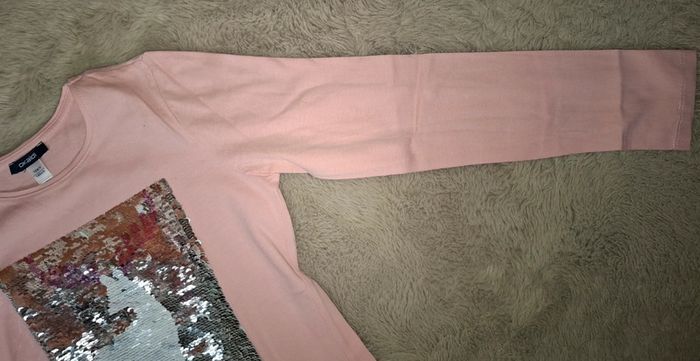 T shirt rose okaidi 10 ans paillette réversible - photo numéro 7