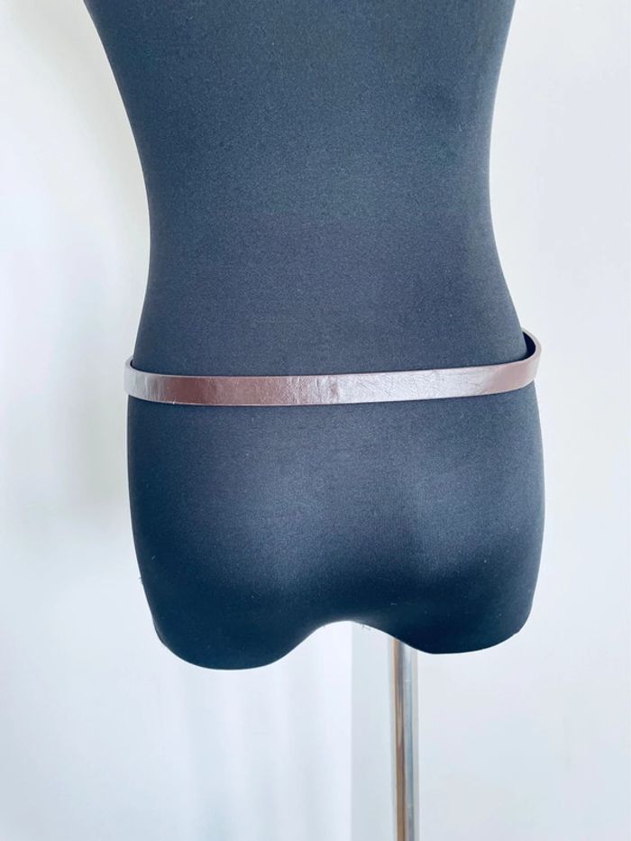🎀 Ceinture Fine.femme.Marron. Noeud. Taille 94 cm. 36/40. - photo numéro 4