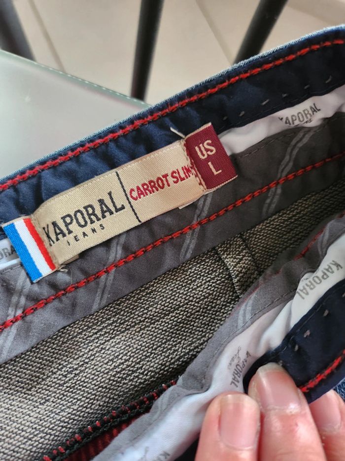 Jean homme Kaporal coupe Carrot Slim et de taille 40 - photo numéro 4