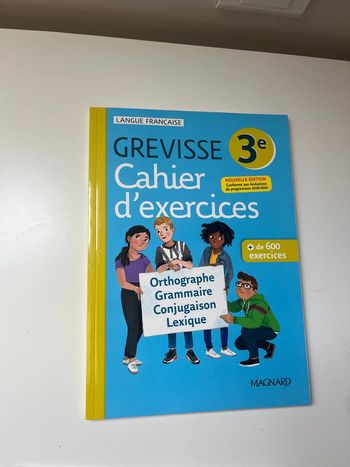 Grevisse cahier exercice 3e