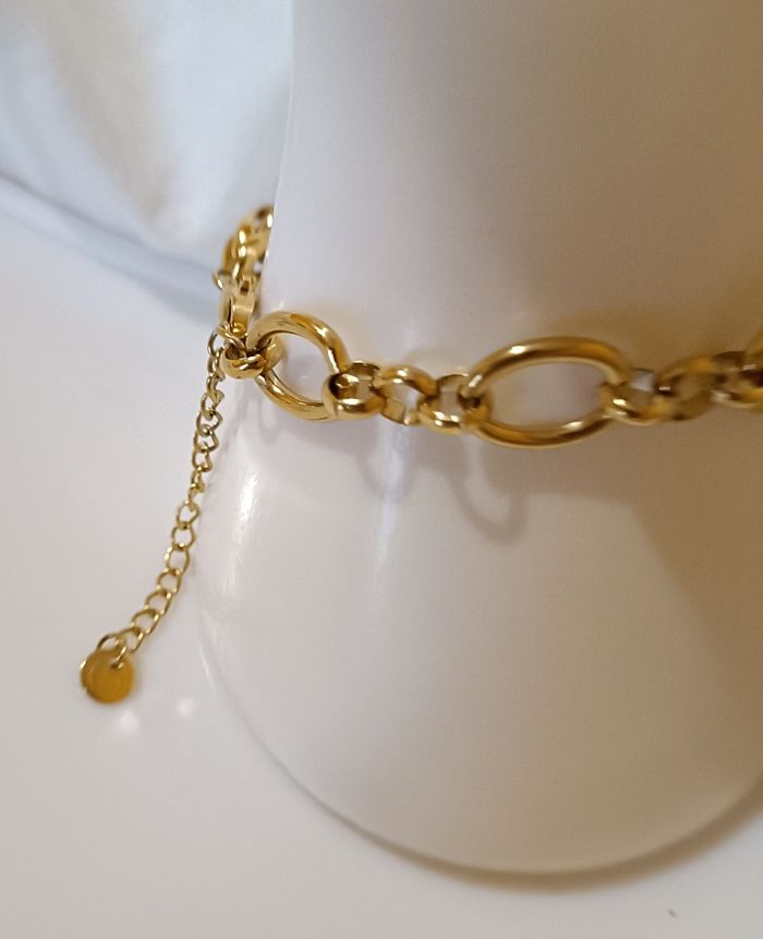 Jolie Bracelet  acier inoxydable doré - photo numéro 3