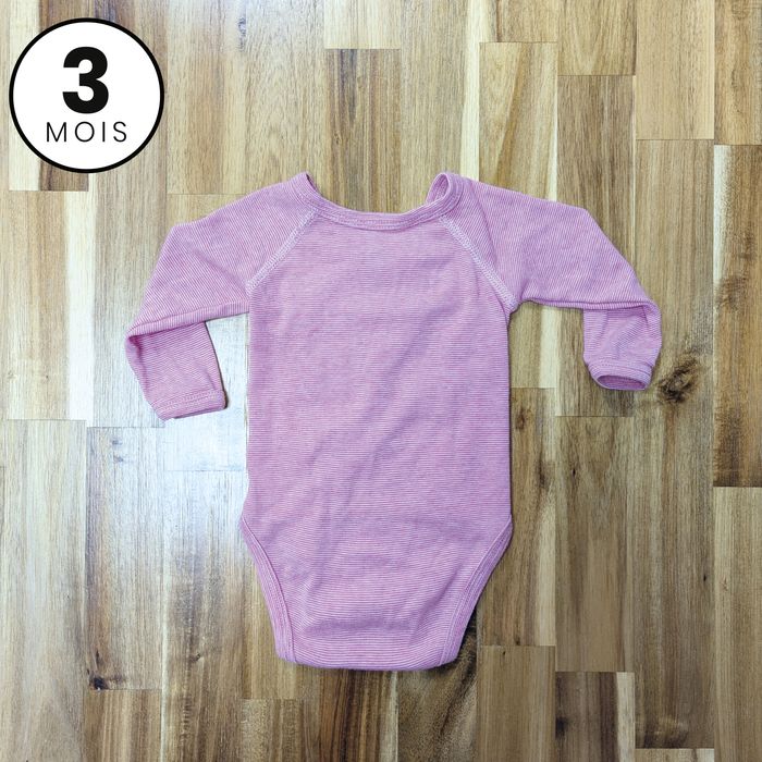 Body manches longues - 3 mois - Petit bateau - photo numéro 2