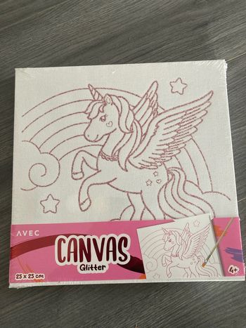 Tableau à peintre licorne