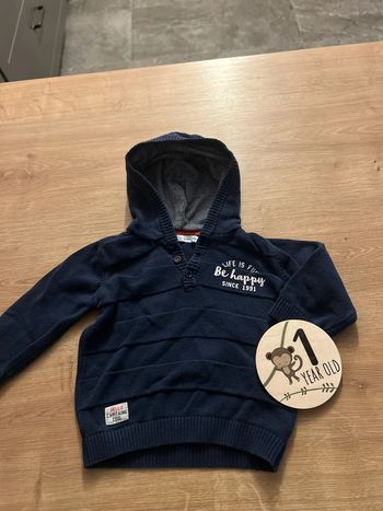 Petit pull léger à capuche