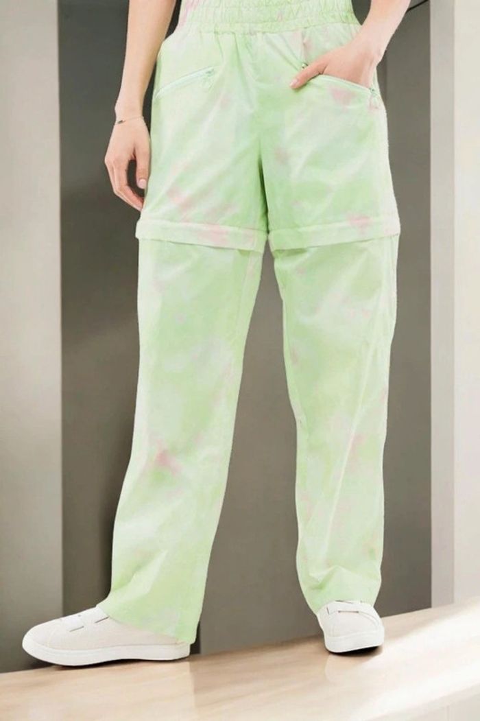 Pantalon modulable fabletics vert clair et blanc, short ou pantalon - photo numéro 7