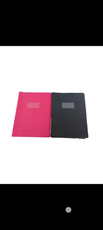 Lot de 2 protèges cahiers